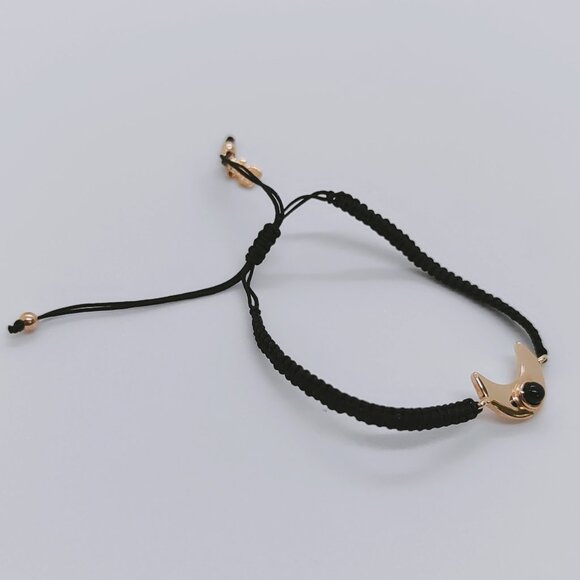 TOUS Bracelet Rose Vermeil Silver Super Power Bracelet with Cord and Spinel - Picture 9 of 9